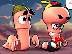 ミミズの兵隊たちがヘンテコな武器を片手に大暴れ。対戦型ストラテジーアクション「Worms Across Worlds」（今日から始めろApple Arcade #53）