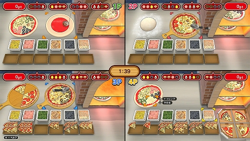 画像ギャラリー No.004のサムネイル画像 / 「焼け!ピザマスター」本日配信。ピザ生地を広げ,注文通りにトッピングして焼きまくる。焦がさずに完璧なピザを作り続けろ