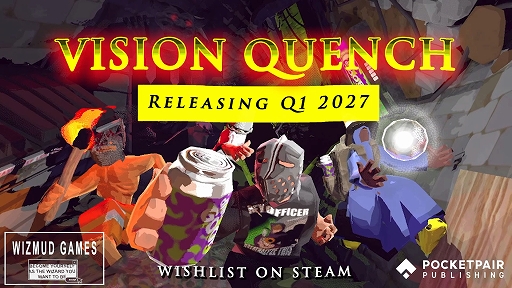 画像ギャラリー No.001のサムネイル画像 / “伝説の懸賞コード”を求めて巨大迷宮へ。「Vision Quench / ビジョンクエンチ」,2027年春に発売決定。新デモ版を配信開始