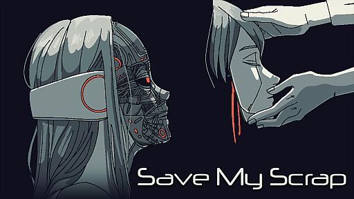 画像ギャラリー No.001のサムネイル画像 / 「Save My Scrap -セイブ・マイ・スクラップ-」，2026年配信決定。壊れかけのアンドロイドを修理しながら過去を解き明かすADVパズルゲーム