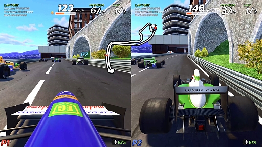 画像ギャラリー No.004のサムネイル画像 / アーケードレーシングゲーム「4PGP」,PC/PS5版を本日発売。4K/60fps表示やアナログ入力に対応,新マシン「SAFETY CAR」が登場