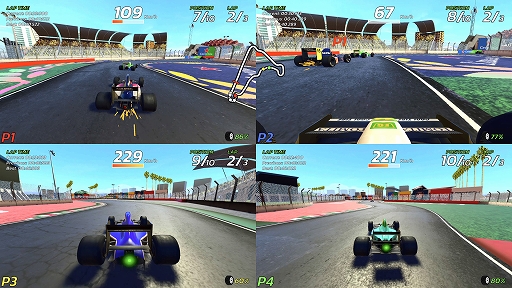 画像ギャラリー No.005のサムネイル画像 / アーケードレーシングゲーム「4PGP」,PC/PS5版を本日発売。4K/60fps表示やアナログ入力に対応,新マシン「SAFETY CAR」が登場
