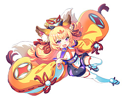 画像ギャラリー No.004のサムネイル画像 / 「あやかしランブル!」×「テクロノス」インタビュー。古今東西のだいたいの神々や英雄に囲まれるなか,あやらぶは和風で勝負!【PR】