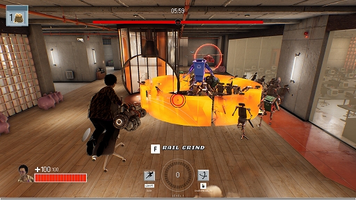 画像ギャラリー No.002のサムネイル画像 / オフィスチェアに乗って暴れまわるローグライクTPS「Last Man Sitting」,Steamで3月31日に発売決定