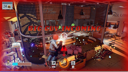 画像ギャラリー No.005のサムネイル画像 / オフィスチェアに乗って暴れまわるローグライクTPS「Last Man Sitting」,Steamで3月31日に発売決定