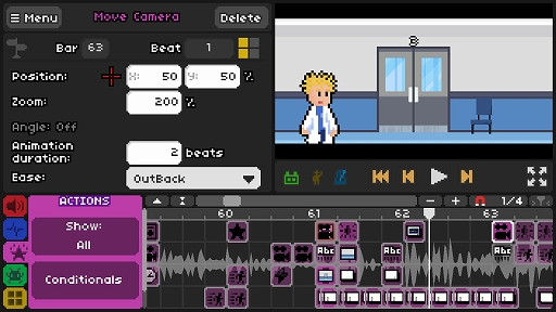 画像ギャラリー No.005のサムネイル画像 / Steamで“圧倒的に好評”なリズムゲーム「Rhythm Doctor」，正式リリース。ストーリー最終章が追加され，ステージエディターに多数の変更も