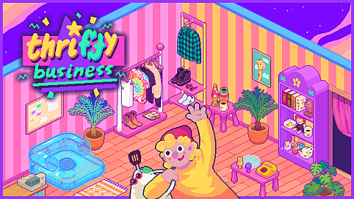 画像ギャラリー No.001のサムネイル画像 / 90年代レトロポップなお店を経営する「Thrifty Business ヴィンテージショップへようこそ」,2026年に発売