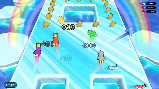 画像ギャラリー No.002のサムネイル画像 / PC/Switch「すべって！なげて！スノーパーティ」配信開始。雪合戦や氷上バトルなど，雪をテーマにした簡単操作のパーティゲーム