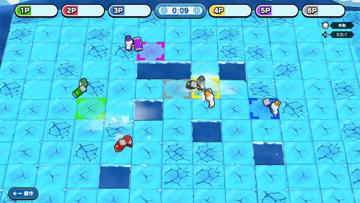 画像ギャラリー No.004のサムネイル画像 / PC/Switch「すべって！なげて！スノーパーティ」配信開始。雪合戦や氷上バトルなど，雪をテーマにした簡単操作のパーティゲーム