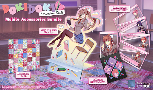 画像ギャラリー No.002のサムネイル画像 / 「ドキドキ文芸部!」スマホ版が本日リリース。文芸部の女の子たちと交流するサイコホラーADV