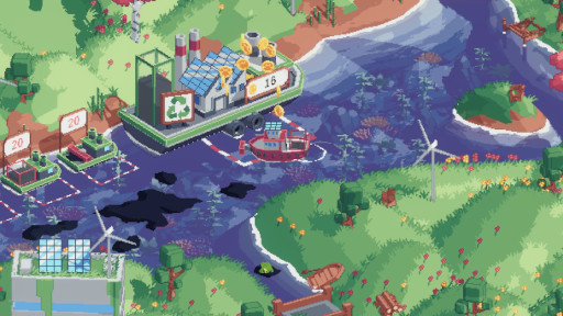 画像ギャラリー No.003のサムネイル画像 / ボートでゴミを回収する海洋浄化シム「Spilled!」,スマホ版をリリース。美しく蘇らせた海で,イルカやウミガメなどの姿を見よう