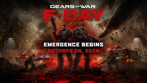 画像ギャラリー No.002のサムネイル画像 / 「Gears of War: E-Day」の発売日が2026年10月6日に決定。若き日のマーカスとドムを描く原点の戦いが開幕