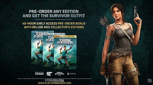画像ギャラリー No.001のサムネイル画像 / 初代「トゥームレイダー」のリイマジン作品「Tomb Raider: Legacy of Atlantis」の発売日が2027年2月13日に決定。3種類のエディションを用意