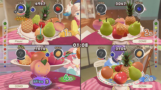 画像ギャラリー No.003のサムネイル画像 / Switch2&Switch版「フルーツマウンテン パーティ」,4月23日に発売。同日にはSteamでの早期アクセスを終了し正式版にアップグレード