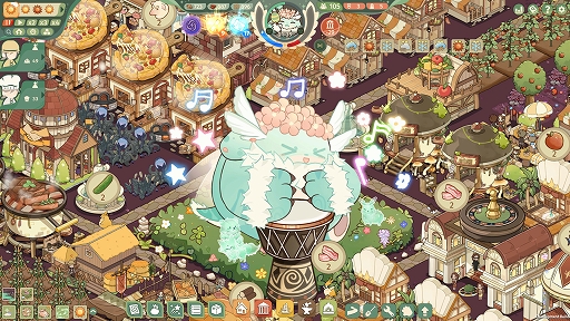 画像ギャラリー No.001のサムネイル画像 / 神様の赤ちゃんを育てながらグルメ都市を建設。ローグライクSLG「Feastopia」,1月29日にSteamでリリース