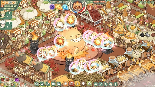 画像ギャラリー No.002のサムネイル画像 / 神様の赤ちゃんを育てながらグルメ都市を建設。ローグライクSLG「Feastopia」,1月29日にSteamでリリース