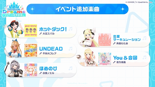 画像ギャラリー No.002のサムネイル画像 / 「hololive Dreams」初のゲーム内イベント「ハロー! Brand New Summer!」を開催。オリジナル楽曲や水着衣装が登場