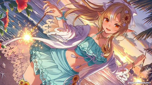 画像ギャラリー No.005のサムネイル画像 / 「hololive Dreams」初のゲーム内イベント「ハロー! Brand New Summer!」を開催。オリジナル楽曲や水着衣装が登場