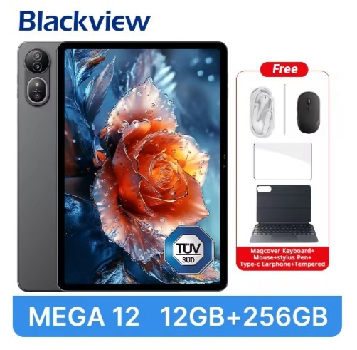 画像ギャラリー No.009のサムネイル画像 / 12.2インチの大画面タブレット「Blackview MEGA 12」はAliExpressで期間限定セールを開催。通常価格の半額以下となる約5万円に