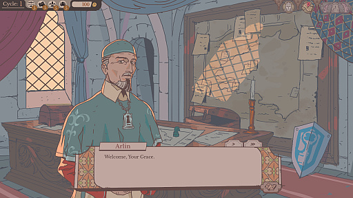 画像ギャラリー No.005のサムネイル画像 / くせ者ぞろいの円卓を運営するRPG「Sovereign Tower」,Steamストアページを公開。2026年8月発売予定