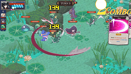 画像ギャラリー No.004のサムネイル画像 / カードシステムを採用したSRPG「STARDUST: Wish of Witch」,Steamで本日配信。ドット絵アニメーションやコンボバトルが特徴