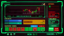 画像ギャラリー No.005のサムネイル画像 / ローグライクデッキ構築ゲーム「Insider Trading」,2026年2月18日に発売予定。チャンスとリスクを見極め,最大利益を狙え