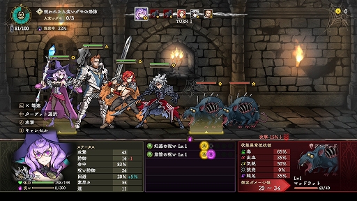画像ギャラリー No.002のサムネイル画像 / 「Curse Warrior」,Switch向けDL版の予約受付を開始。呪いに満ちた地下迷宮を探索・攻略するダンジョンクローラーRPG