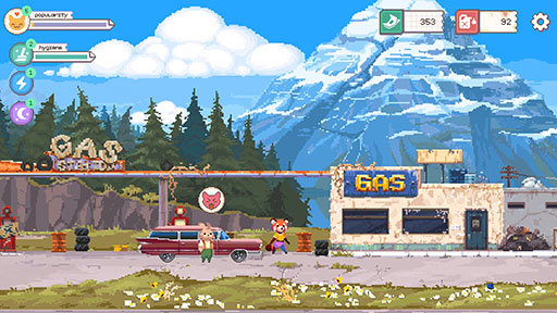 画像ギャラリー No.002のサムネイル画像 / 「最後のガソリンスタンド」のデモがSteamで公開に。電気自動車が主流となった世界で給油所と小さなコンビニを経営する“お仕事シミュレーション”