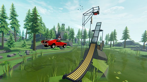 画像ギャラリー No.006のサムネイル画像 / 超加速! 大ジャンプ! 大爆発! ギミック満載で爽快感抜群なカースタントアクション「Stunt Paradise 2」,体験版をSteamで公開