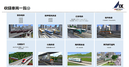 画像ギャラリー No.014のサムネイル画像 / Switch2版「A列車で行こう9 Evolution」,収録車両343種を一挙公開。鉄道会社49社の多彩な車両が登場