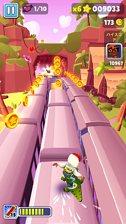 画像ギャラリー No.011のサムネイル画像 / ランニングアクションの決定版がApple Arcadeでリリース! 広告・課金ナシで無限に走れる「Subway Surfers+」(今日から始めろApple Arcade #60)