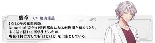 画像ギャラリー No.006のサムネイル画像 / 日本語版のみフルボイスのビジュアルノベル「Algorithm Prescription」，Steamストアページを公開。攻略対象キャラのキャストも発表