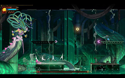 画像ギャラリー No.026のサムネイル画像 / ［プレイレポ］「Castlevania: Belmont’s Curse」は，「悪魔城ドラキュラ」らしい，骨太なアクションと探索を堪能できる完全新作