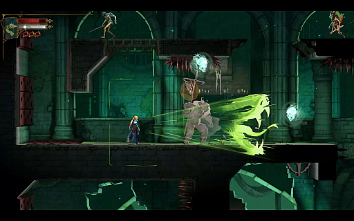 画像ギャラリー No.031のサムネイル画像 / ［プレイレポ］「Castlevania: Belmont’s Curse」は，「悪魔城ドラキュラ」らしい，骨太なアクションと探索を堪能できる完全新作