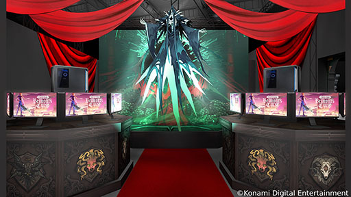 画像ギャラリー No.002のサムネイル画像 / KONAMI,TGS 2026に「Castlevania: Belmont's Curse」を国内初プレイアブル出展。隠しコマンド「↑↑↓↓←→←→BA」の40周年を記念した特別展示もあり