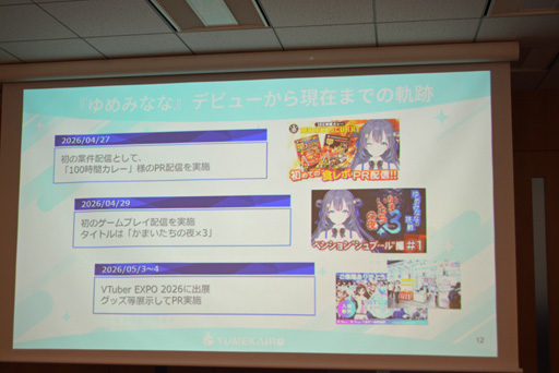 画像ギャラリー No.004のサムネイル画像 / VTuberの活動の幅を広げるAIの活用法とは? 「ゆめみなな3Dライブ体験会」で明かされたAI VTuberの可能性と課題