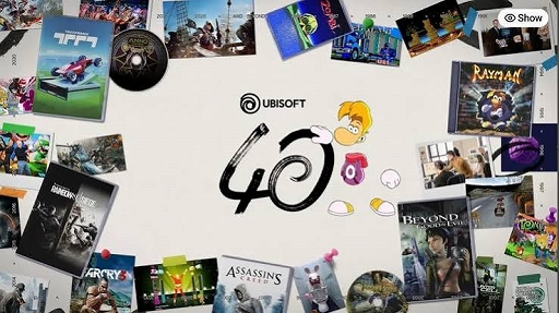 画像ギャラリー No.001のサムネイル画像 / Ubisoft設立40周年を記念し，「40年の歴史を40秒に」凝縮した記念映像が公開に