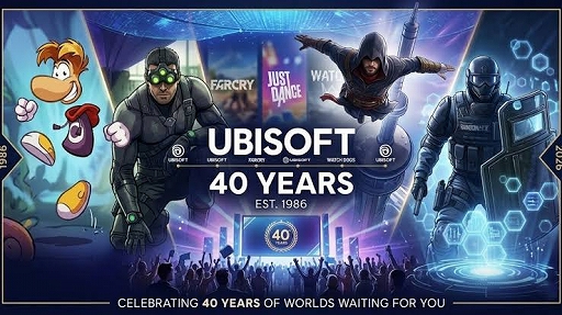 画像ギャラリー No.002のサムネイル画像 / Ubisoft設立40周年を記念し，「40年の歴史を40秒に」凝縮した記念映像が公開に