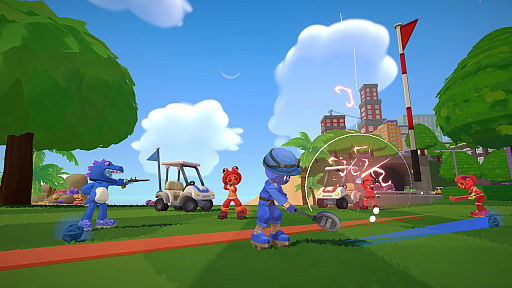 画像ギャラリー No.002のサムネイル画像 / 打順なしのハチャメチャゴルフゲーム「Super Battle Golf」,7月21日までの期間限定で無料プレイ可能に。アップデート「街への進撃」も配信