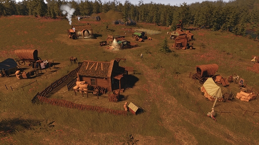 画像ギャラリー No.003のサムネイル画像 / 開拓シム「Wild West Pioneers」，体験版を配信開始。未開のアメリカ西部を舞台に開拓団のリーダーとなって生活空間を広げていこう