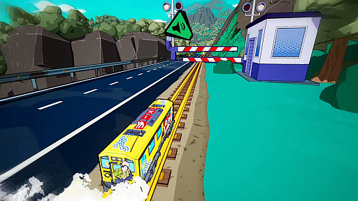 画像ギャラリー No.021のサムネイル画像 / ［プレイレポ］電車が跳んで何が悪い？　「電車アタック」で味わう，バルセロナから届いた爽快“謎日本”ロードムービー
