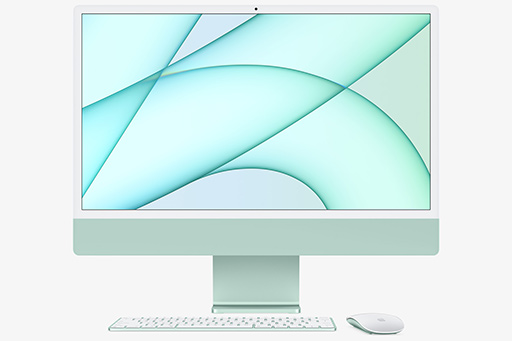 画像ギャラリー No.003のサムネイル画像 / Apple，「Apple M1」搭載の新型「iMac」を発表。鮮やかな7色のカラーバリエーションを用意