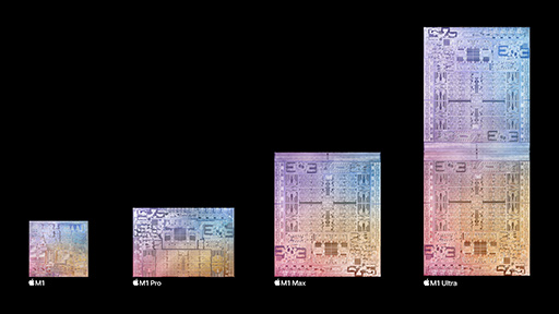 画像ギャラリー No.003のサムネイル画像 / Apple,新型SoC「M1 Ultra」を発表。M1 Maxを2基結合したトランジスタ数1140億個のモンスターチップ