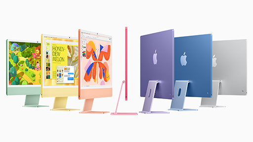 画像ギャラリー No.002のサムネイル画像 / 24インチ「iMac」が3年ぶりに新登場。iPad Proと同じ「M4」プロセッサで高性能&AI対応を実現