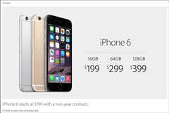 画像ギャラリー No.007のサムネイル画像 / 4.7インチディスプレイの「iPhone 6」と5.5インチディスプレイの「iPhone 6 Plus」が発表,日本での発売は9月19日で,9月12日16:00よりNTTドコモとKDDI,ソフトバンクモバイルで予約受付開始