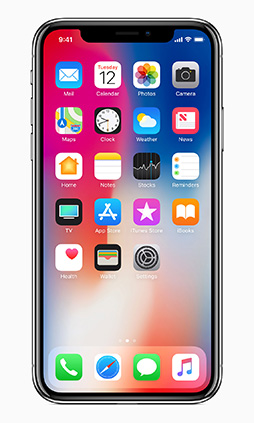 画像ギャラリー No.002のサムネイル画像 / Apple，前面ほぼ全体を有機ELパネルが覆う「iPhone X」を発表。既存路線を継承するスマートフォン「iPhone 8 Plus」「iPhone 8」も