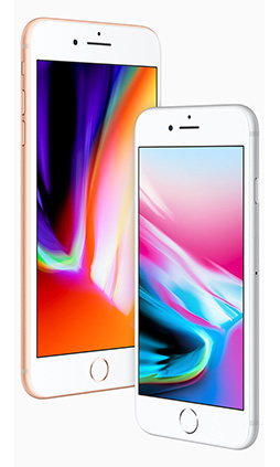 画像ギャラリー No.003のサムネイル画像 / Apple，前面ほぼ全体を有機ELパネルが覆う「iPhone X」を発表。既存路線を継承するスマートフォン「iPhone 8 Plus」「iPhone 8」も