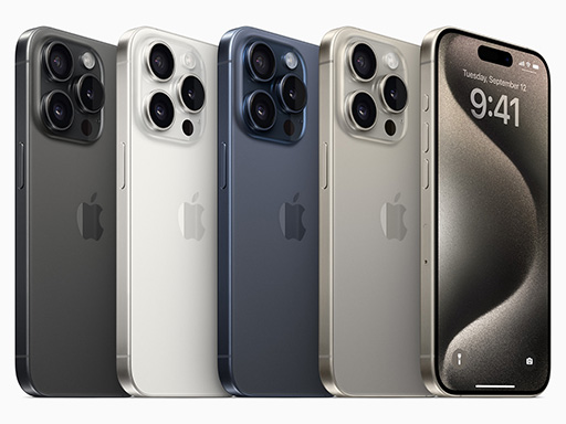 画像ギャラリー No.001のサムネイル画像 / 「iPhone 15」&「iPhone 15 Pro」シリーズが9月22日に国内発売。上位のProにはレイトレ対応の新型SoCを搭載