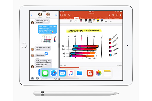画像ギャラリー No.002のサムネイル画像 / Apple,「iPad」2018年モデルを発表。「Proなし」版で初めてApple Pencil対応に
