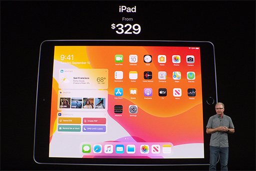 画像ギャラリー No.003のサムネイル画像 / Apple，第7世代「iPad」を発表。10.2インチ液晶採用で価格は税別3万4800円から